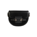 Elegant Black Saddle Handbag for Women