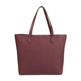 Refined Plum Crisscross Tote Bag for Women