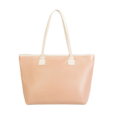 Sophisticated Mauve Stripe Tote Bag for Women